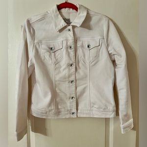 White Parasuco Jean jacket. Size L.